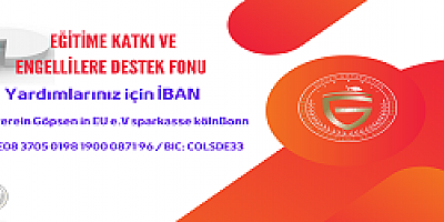 Eğitime Katkı ve Engellilere Destek Fonu